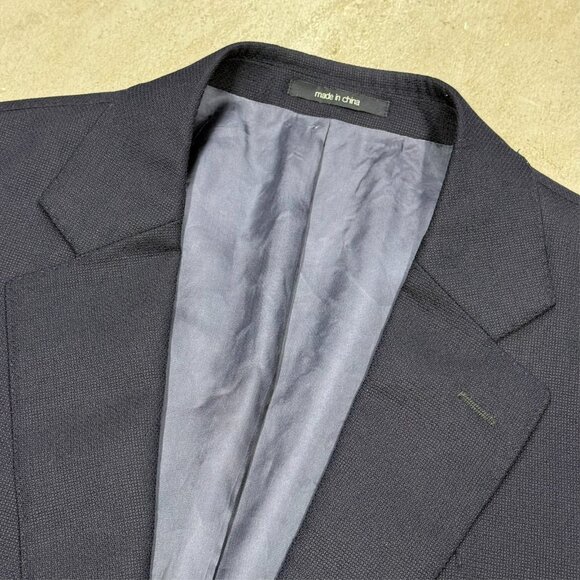 SuitSupply Blazer "Havana HL Int" Vitale Barberis Canonico Italy Wool Blue 42R - Picture 5 of 10